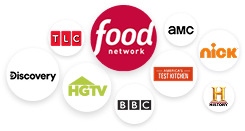 Entertainment TV network logos